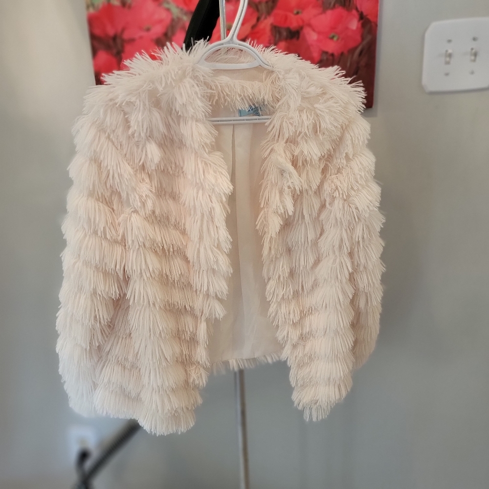 SHE + SKY Dress Jacket, Small, Cream White color